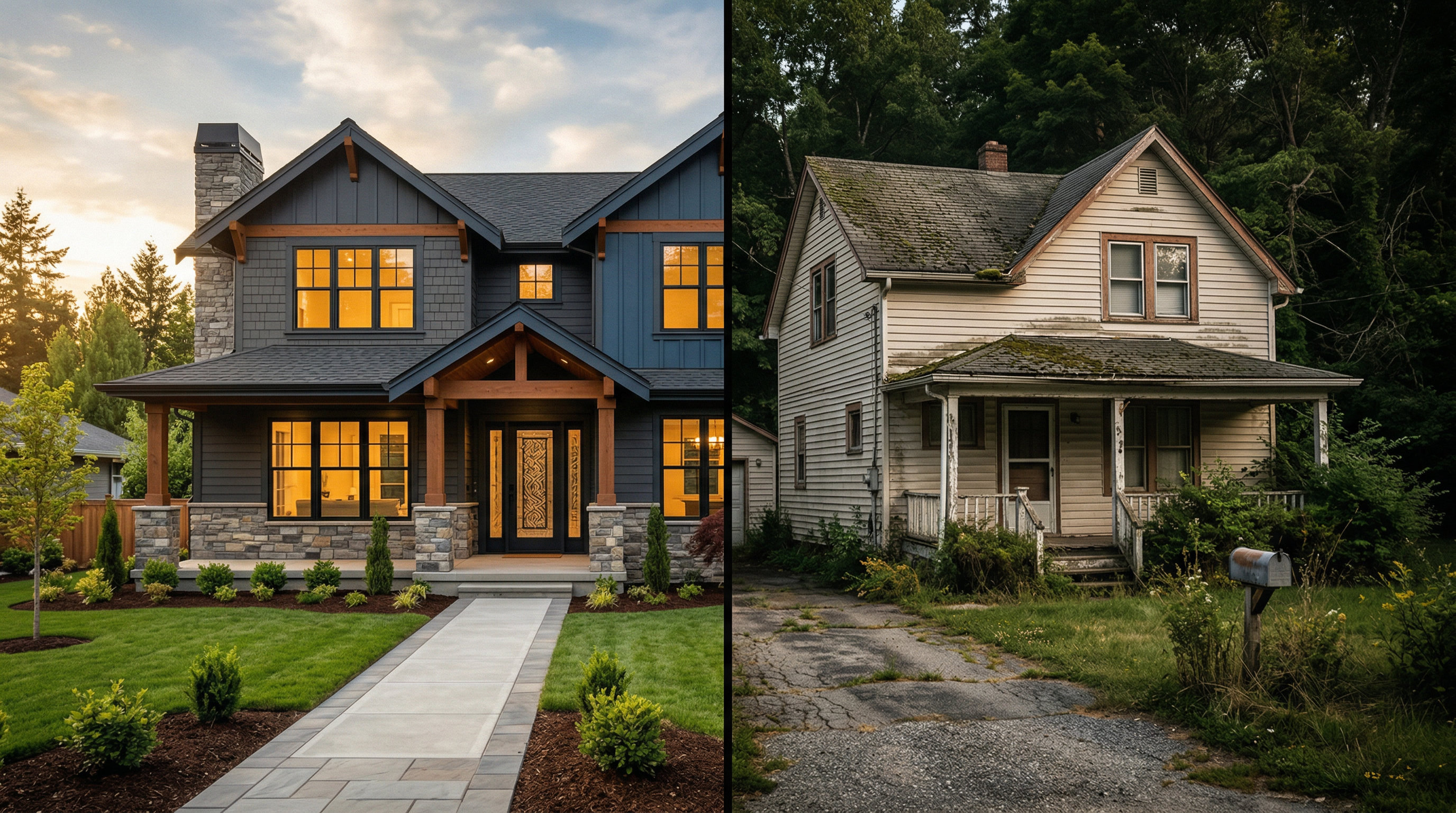 New construction home vs older home comparison in Siouxland — Hovey Construction