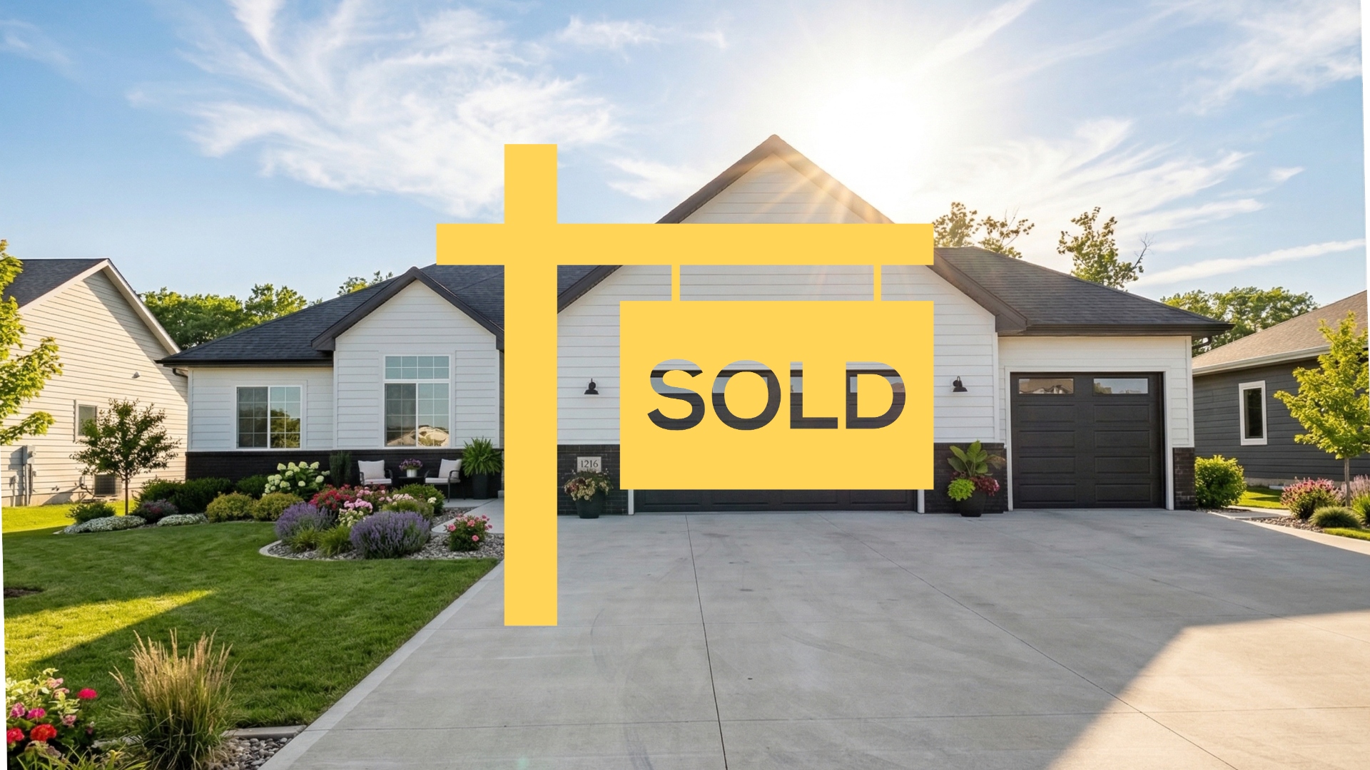 1216 E 19th Street South Sioux City — recently sold Hovey Construction spec home