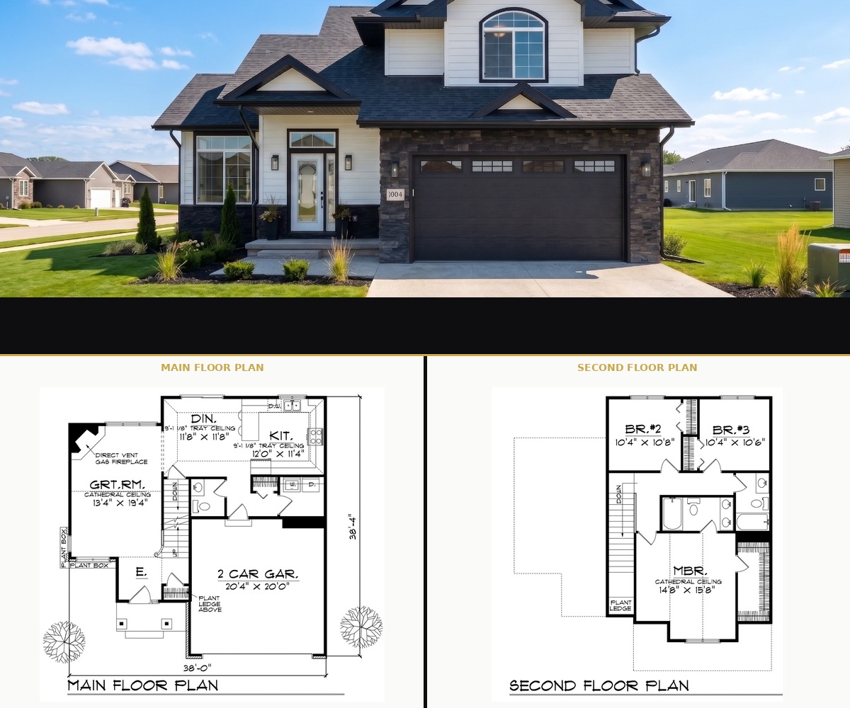 1404 Sunderland No North Sioux City SD — new construction two-story home Union Crossing Hovey Construction
